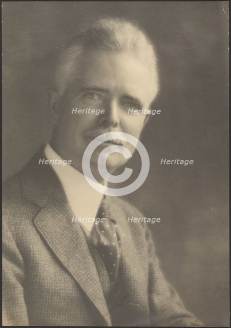 Portrait of a Man with Spotted Tie, 1907-1943. Creator: Louis Fleckenstein.
