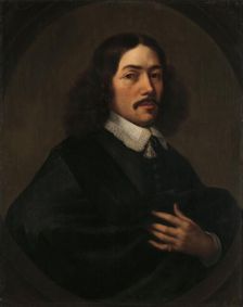 Portrait of a Man, thought to be Bartholomeus Vermuyden (1616/17-1650), 1650. Creator: Dirck Craey