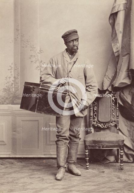 Portrait of a Man [verso], c. 1869. Creator: George K Warren.