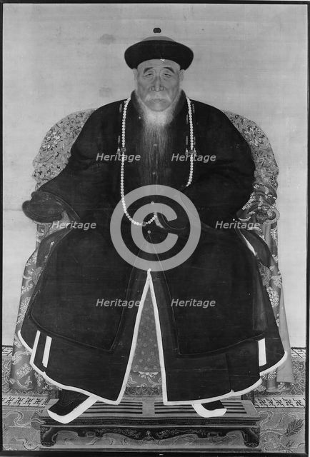 Portrait of a Manchu Official, 17th or 18th century. Creator: Unknown.