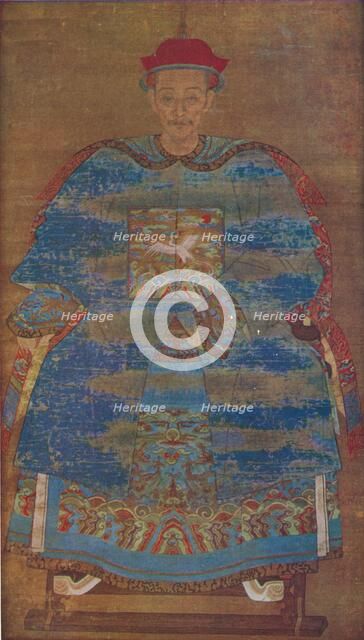 'Portrait of a Manchu Statesman', c17th century. Artist: Unknown.