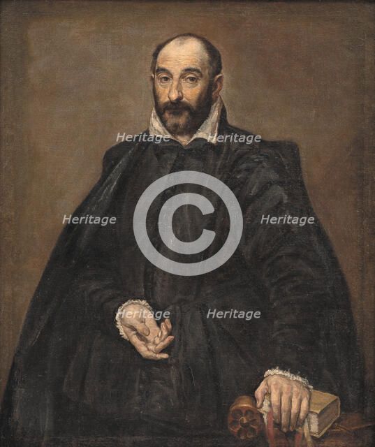 Portrait of a Man;Portrait of the Architect Andrea Palladio, 1570-1575. Creator: El Greco.