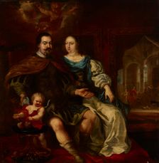 Portrait of a Married Couple, 2nd half of 17th century. Creator: Jurgen Ovens