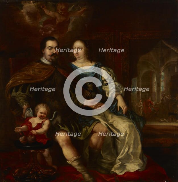 Portrait of a Married Couple, 2nd half of 17th century. Creator: Jurgen Ovens.