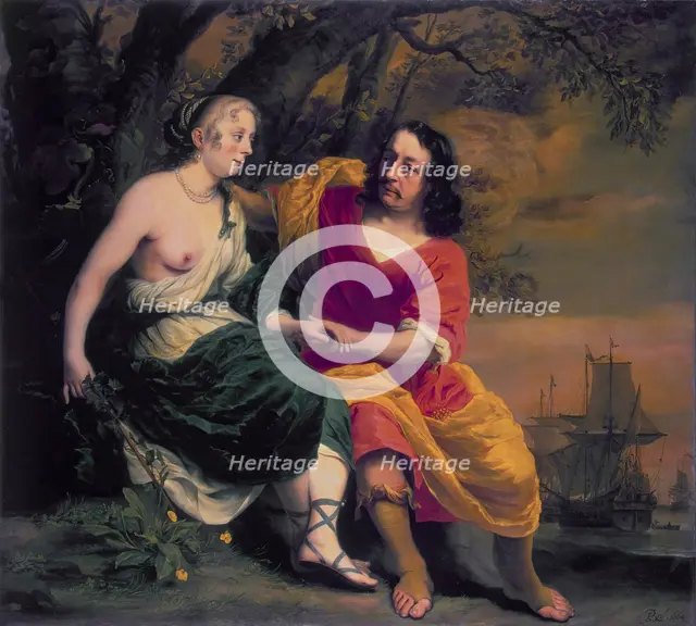 Portrait of a Married Couple as Medea and Jason, 1664  Creator: Ferdinand Bol.