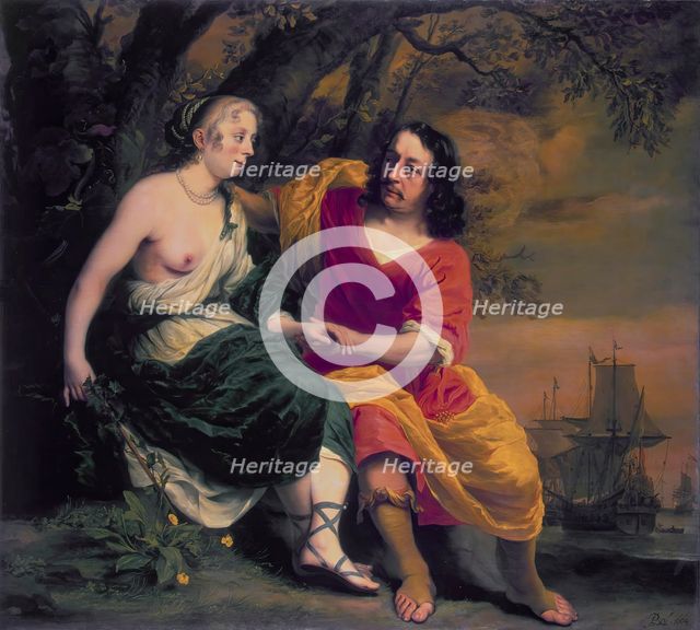 Portrait of a Married Couple as Medea and Jason, 1664  Creator: Ferdinand Bol.