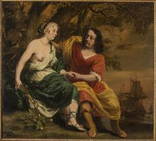 Portrait of a Married Couple as Medea and Jason (Leonhard Winnincx and Helena van Heuvel?), 1664. Creator: Bol, Ferdinand (1616-1680)