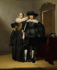 Portrait of a Married Couple, c1620-1670. Creator: Pieter Codde