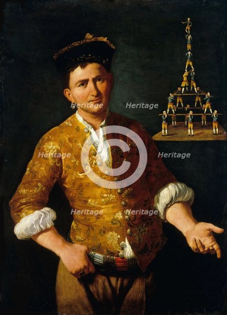 Portrait of a member of the Nicolotti faction, ca 1770. Creator: Maggiotto, Domenico (1713-1794).