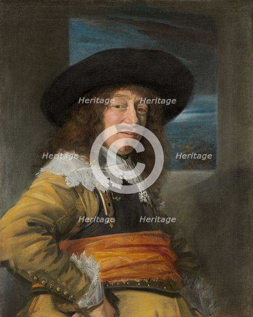 Portrait of a Member of the Haarlem Civic Guard, 1636. Creator: Frans Hals.