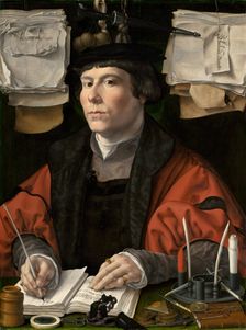 Portrait of a Merchant, c. 1530. Creator: Jan Gossaert