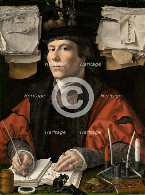 Portrait of a Merchant, c. 1530. Creator: Jan Gossaert.