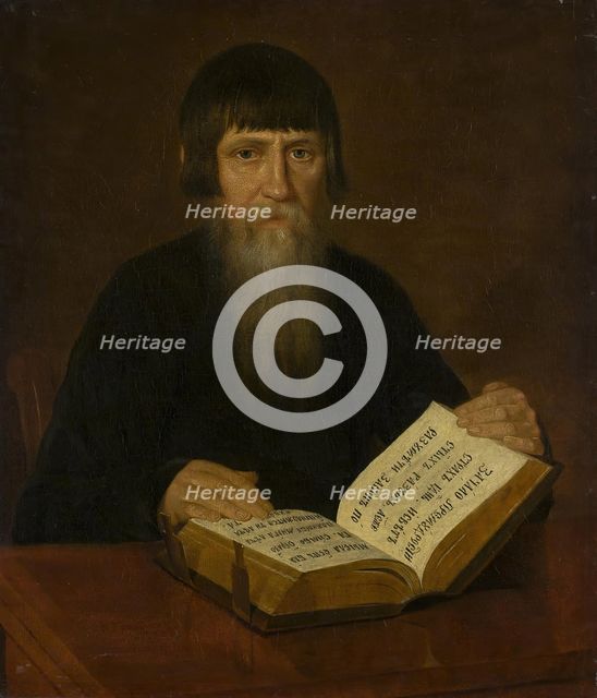 Portrait of a Merchant F.A. Guchkov, 1845. Creator: Unknown.