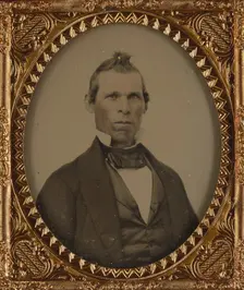 Portrait of a Middle-aged Man, 1857. Creator: Unknown