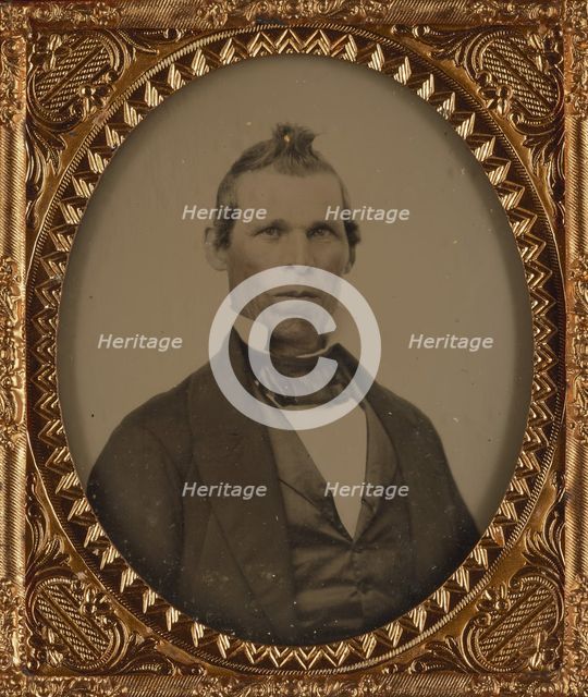 Portrait of a Middle-aged Man, 1857. Creator: Unknown.