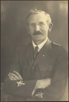 Portrait of a Military Chaplain, 1907-1943. Creator: Louis Fleckenstein