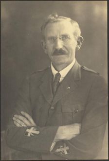 Portrait of a Military Chaplain, 1907-1943. Creator: Louis Fleckenstein