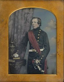 Portrait of a Military Man, 1852-1855. Creator: William Edward Kilburn