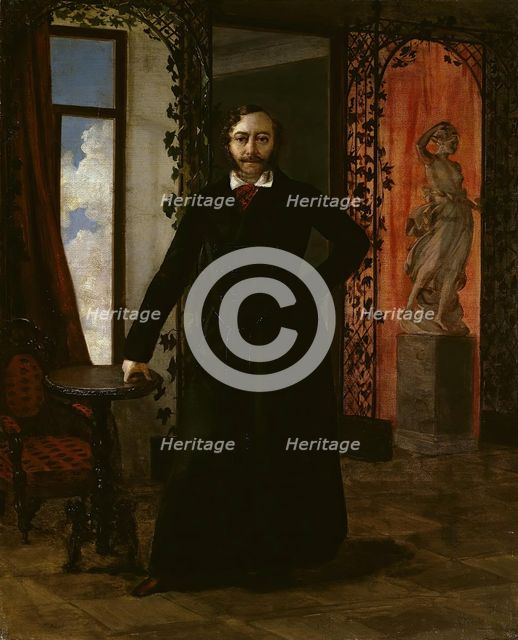 Portrait of a Military Retiree, 1840. Creator: Pyotr Zakharov.