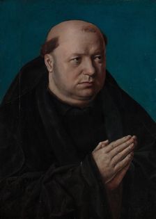 Portrait of a Monk in Prayer. Creator: French Painter (ca. 1500)