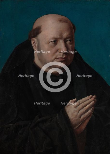 Portrait of a Monk in Prayer. Creator: French Painter (ca. 1500).