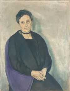Portrait of a mother, 1931. Creator: Július Schubert