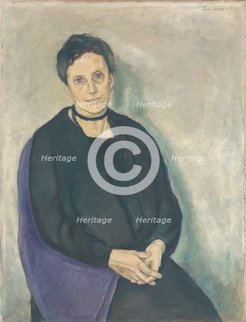 Portrait of a mother, 1931. Creator: Július Schubert.