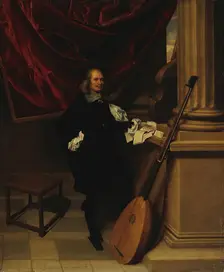 Portrait of a Musician, 1650. Creator: Charles Emanuel Biset
