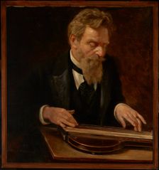 Portrait of a Musician, 1908. Creator: Aleksander Sochaczewski