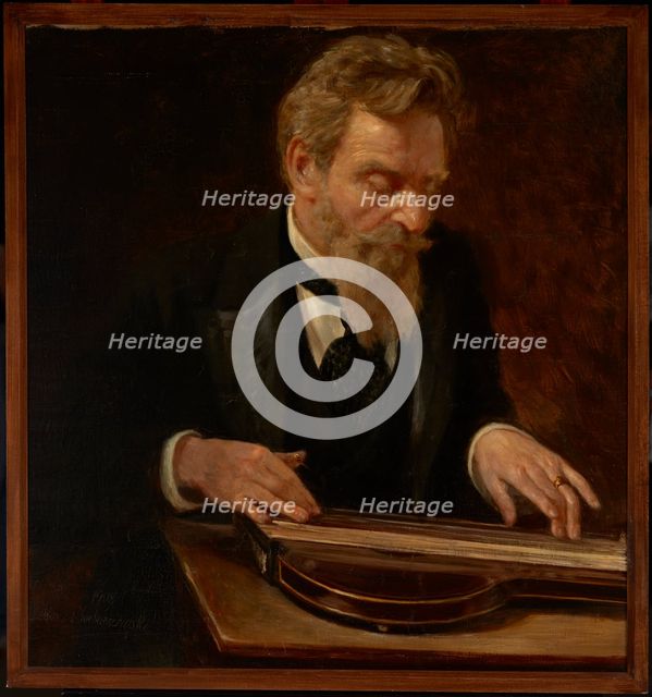 Portrait of a Musician, 1908. Creator: Aleksander Sochaczewski.