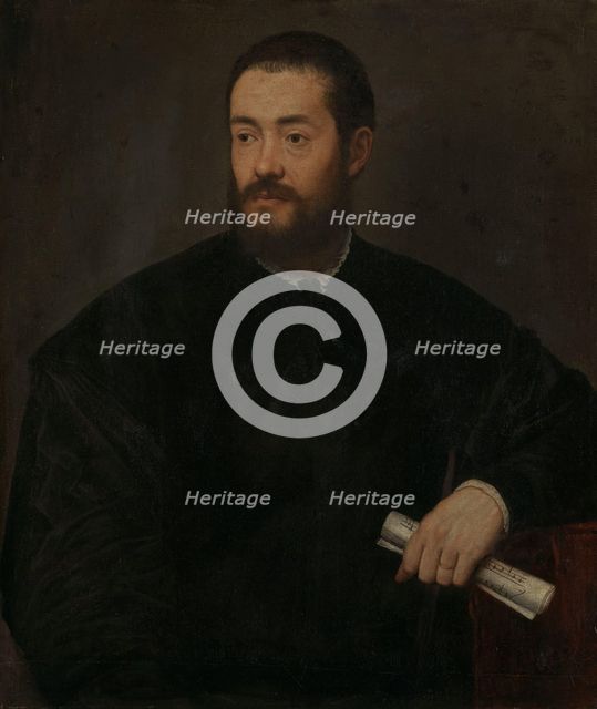 Portrait of a Musician, c1550. Creator: Antonio Badile IV.