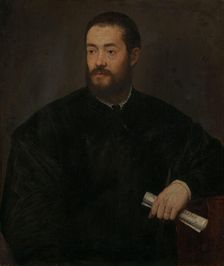 Portrait of a Musician, c1550. Creator: Antonio Badile IV