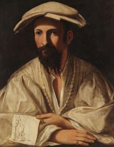 Portrait of a Musician, c1518-1520. Creator: Rondani, Giovanni Maria Francesco (1490-1550)