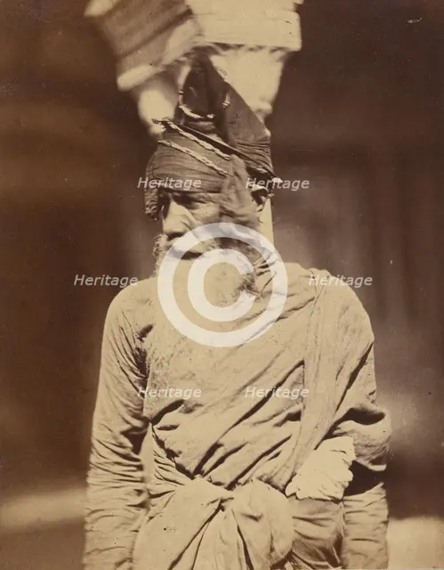 Portrait of a Native Servant, 1858-1859. Creator: Felice Beato.