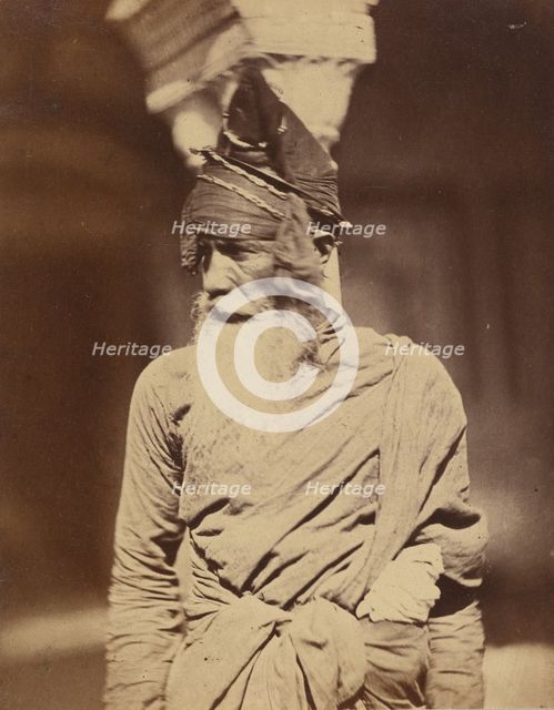 Portrait of a Native Servant, 1858-1859. Creator: Felice Beato.