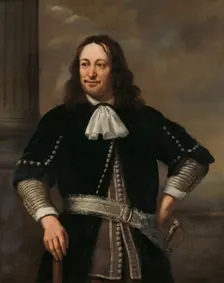 Portrait of a Naval Officer, probably Vice-Admiral Aert van Nes (1626-1693), 1667. Creator: Ferdinand Bol