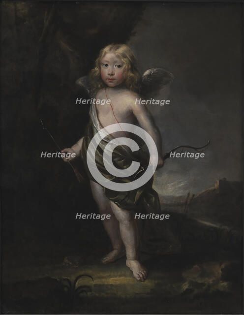 Portrait of a Noble Boy in Cupid's Costume, 1625-1682. Creator: Abraham Wuchters.
