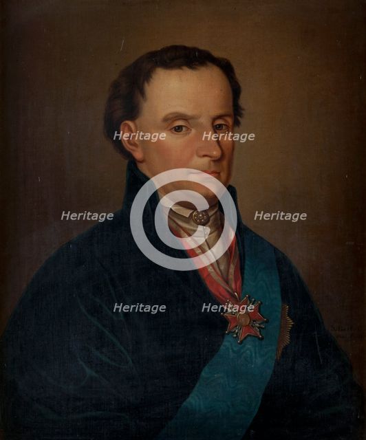 Portrait of a Nobleman, 1855. Creator: Stanislaw Bartus.
