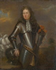 Portrait of a nobleman in a suit of armour, after 1750. Creator: Johann Lucas Kracker