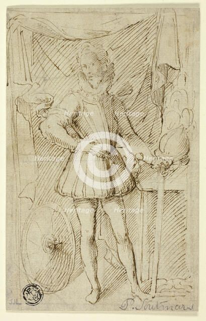 Portrait of a Nobleman in Armor, n.d. Creator: Pieter Soutman.