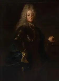 Portrait of a Nobleman in Armour, c1718. Creator: Adam Manyoki