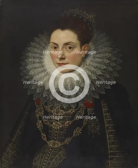 Portrait of a Noblewoman, 1617. Creator: Unknown.