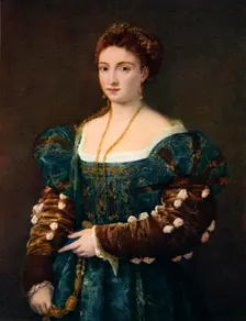 Portrait of a Noblewoman, or La Bella c1536, (1937). Artist: Titian
