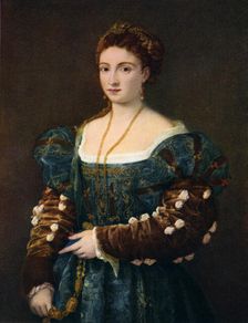 Portrait of a Noblewoman, or La Bella c1536, (1937). Artist: Titian