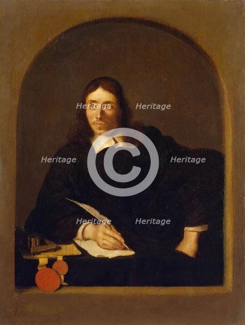 Portrait of a Notary, 1650. Creator: Ary de Vois.