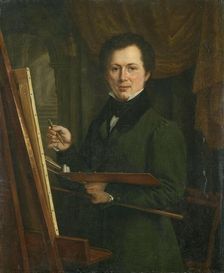 Portrait of a Painter, c.1830. Creator: Anon