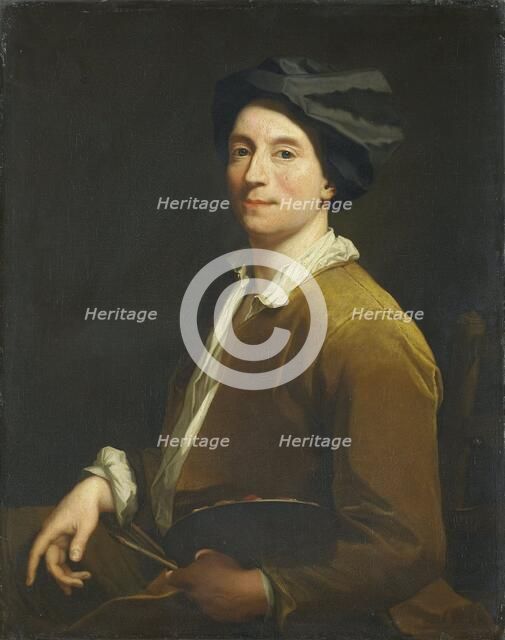 Portrait of a Painter, probably a Self Portrait, 1690-1729. Creator: Krzysztof Lubieniecki.