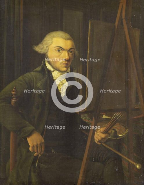 Portrait of a Painter, probably Harmanus Uppink, 1785-1791. Creator: Willem Uppink.
