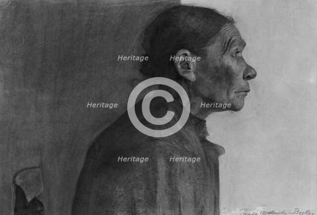 Portrait of a Peasant Woman, 1898/99. Creator: Paula Modersohn-Becker.