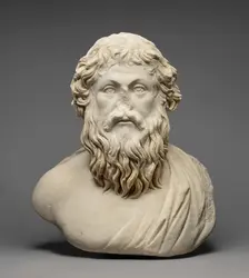 Portrait of a Philosopher, about A.D. 400. Creator: Unknown